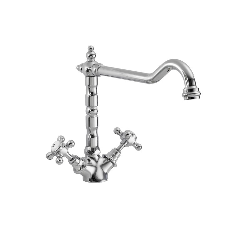 Hudson Reed French Classic Double Handle Surface Mounted Monobloc Mixer